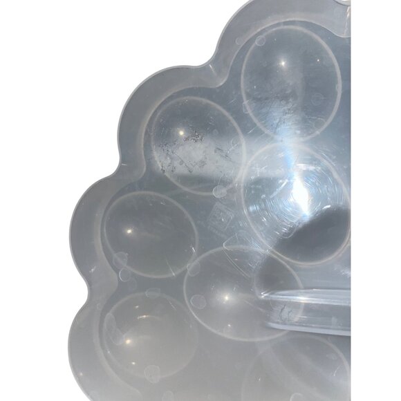 Deviled Egg Trays with Lid Used Plastic Set of 2 Stackable - Picture 7 of 9